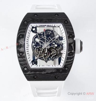 ZF Favtory Richard Mille RM055 Bubba Watson NTPT Carbon&White Men Watch